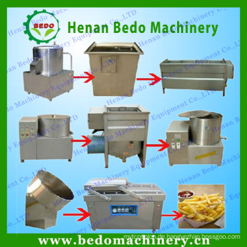 BEDO Ausgezeichnete Qualität Kartoffelchips Produktionslinie / frische Kartoffelchips, die Maschine / gefrorene Pommes Frites Maker